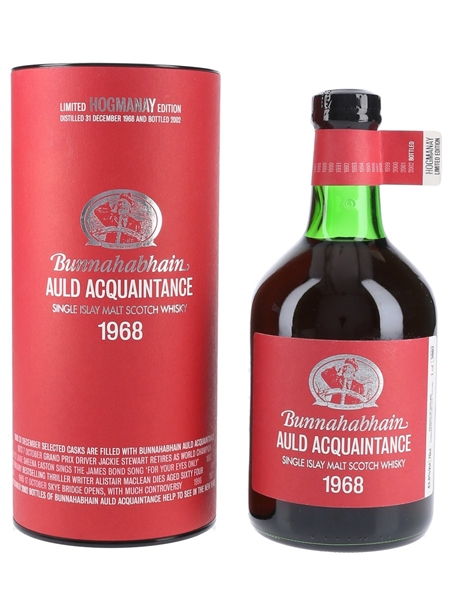 Bunnahabhain 1968 Auld Acquaintance Bottled 2002 - Hogmanay Edition 70cl / 43.8%