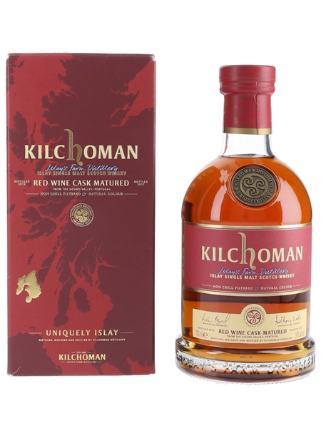 Kilchoman 2012 Red Wine Cask Matured Bottled 2017 70cl / 50%