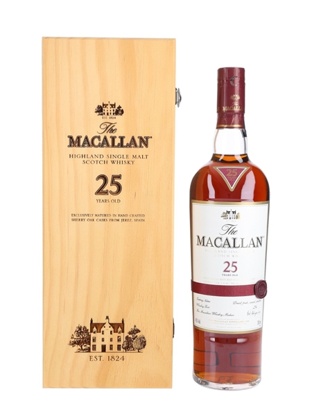 Macallan 25 Year Old Sherry Oak 70cl / 43%