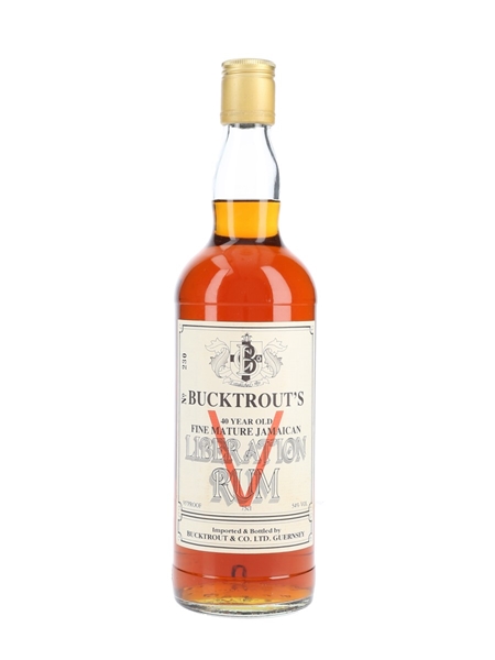 Bucktrout's 40 Year Old Jamaican Rum Distilled Pre 1945, Bottled 1985 75cl / 54%