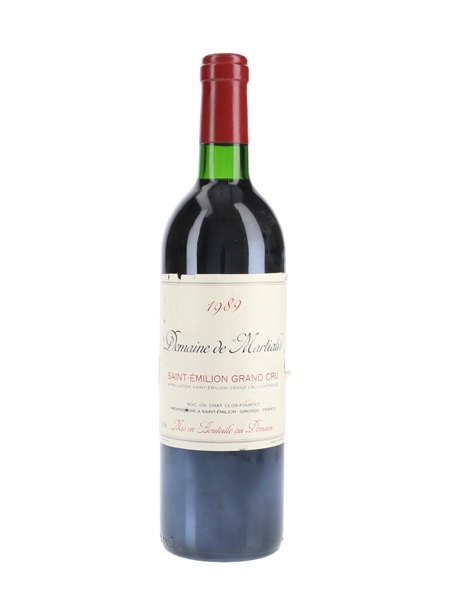 Domaine De Martialis 1989 Saint Emilion Grand Cru 75cl / 12.5%