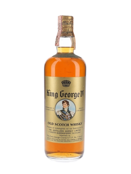 King George IV Spring Cap Bottled 1960s - Carlo Salengo 75cl / 43%