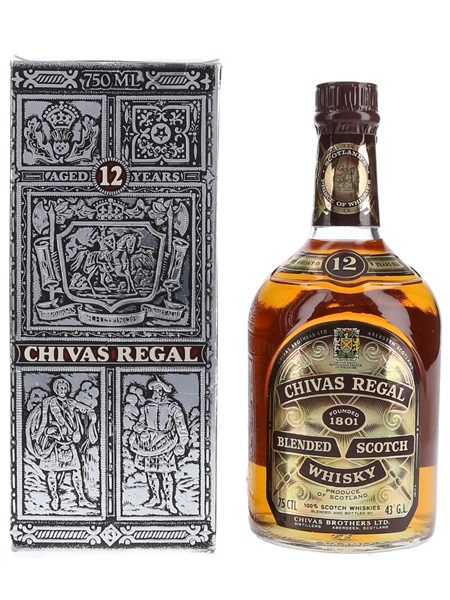 Chivas Regal 12 Year Old Bottled 1970s-1980s - Singapore, Malaysia, Brunei 75cl / 43%