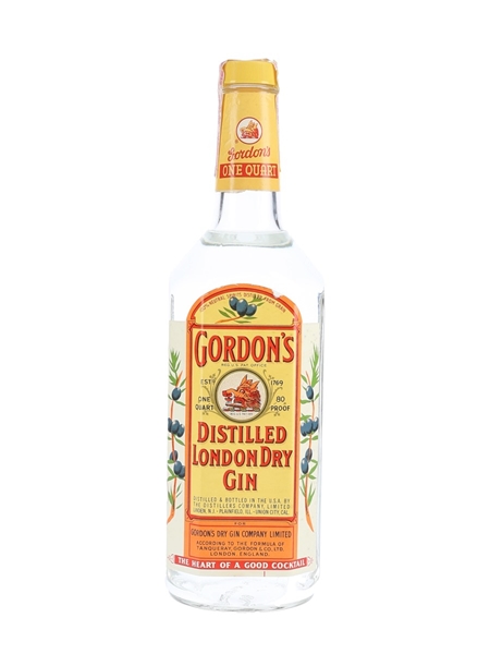 Gordon's Dry Gin Bottled 1970s - United States 94.6cl / 40%