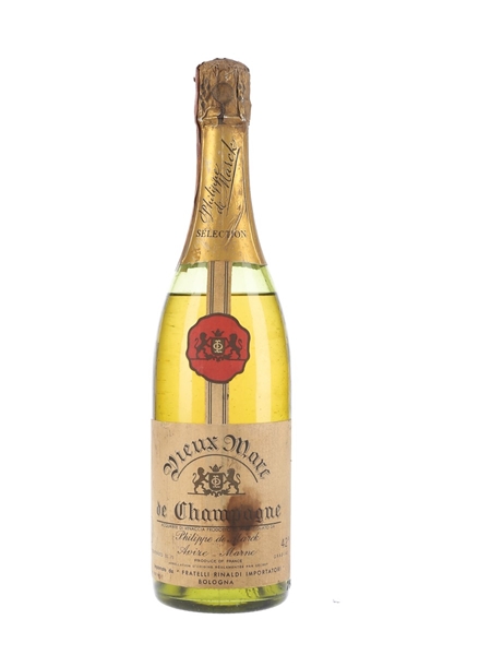 Philippe De Marck Vieux Marc De Champagne Bottled 1960s - Rinaldi 75cl / 42%