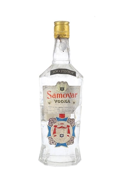 Samovar 100 Proof Vodka Bottled 1950s - Schenley PA 75cl / 50%