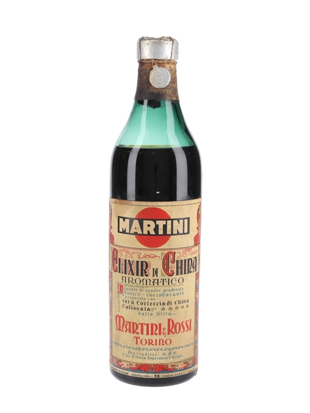 Martini Elixir Di China Aromatico Bottled 1933-1944 75cl / 31%