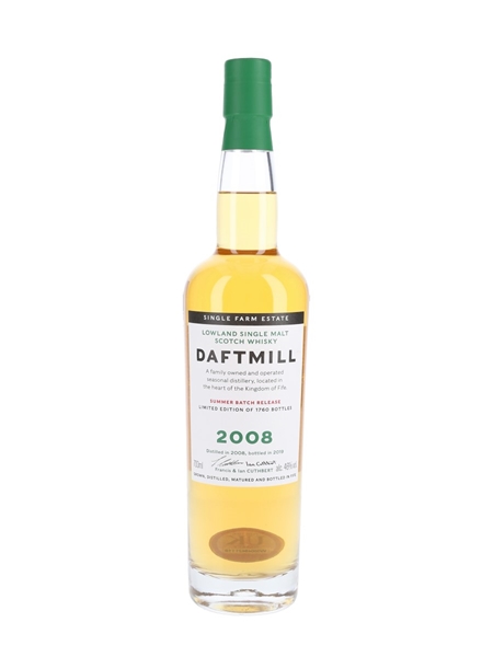 Daftmill 2008 Bottled 2019 - Summer Batch Release 70cl / 46%