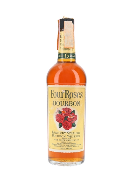 Four Roses 6 Year Old Bottled 1970s - Cedal 75cl / 43%