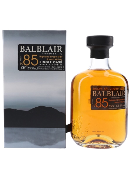 Balblair 1985 Bottled 2015 - Natex Exclusive 70cl / 53.3%