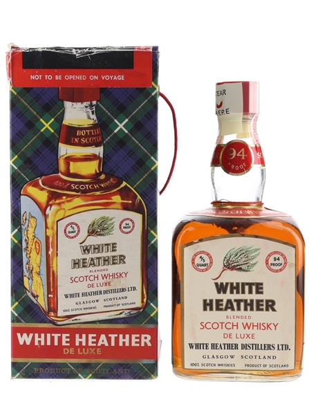 White Heather Bottled 1970s - Duty Free Stores 75.7cl / 47%