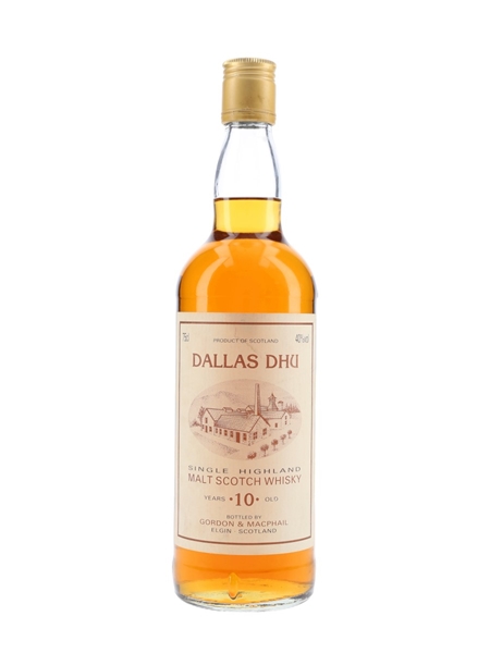 Dallas Dhu 10 Year Old Bottled 1980s - Gordon & MacPhail 75cl / 40%