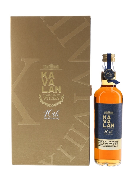 Kavalan 10th Anniversary Bottled 2018 - Bordeaux Pauillac Matured 20cl / 57.8%