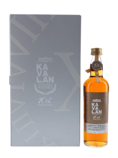 Kavalan 10th Anniversary Bottled 2018 - Bordeaux Margaux Matured 20cl / 57.8%