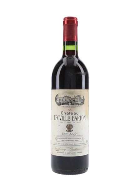 Chateau Leoville Barton 1981 Saint-Julien 75cl