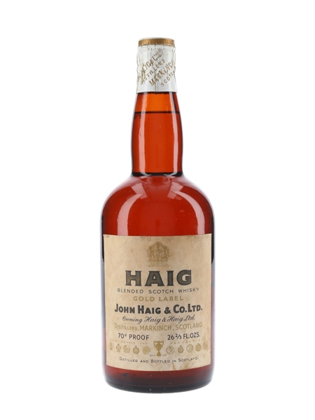 Haig Gold Label Spring Cap Bottled 1960s 75.7cl / 40%