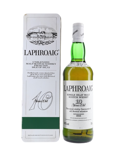 Laphroaig 10 Year Old Bottled 1980s 75cl / 40%