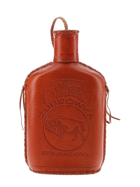 Zubrowka Bison Brand Vodka Leather Case 50cl