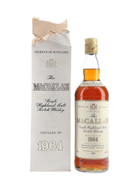 Macallan 1964 Bottled 1982 75cl / 43%