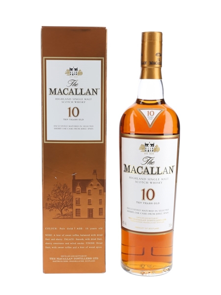 Macallan 10 Year Old Sherry Oak 70cl / 40%