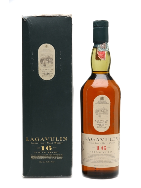 Lagavulin 16 Years Old Bottled Early 1990s - White Horse Distillers 70cl / 43%