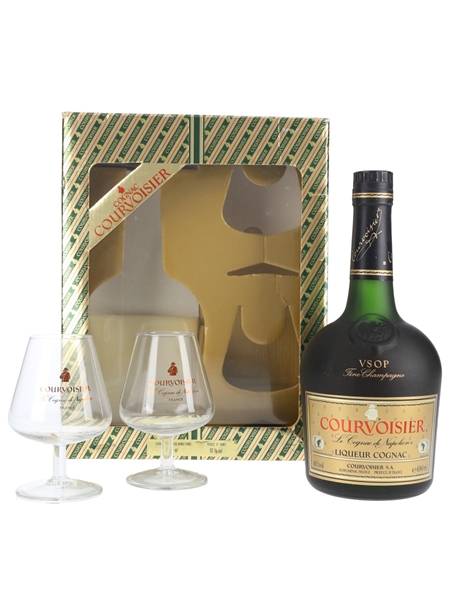 Courvoisier VSOP Glass Pack Bottled 1980s 68cl / 40%