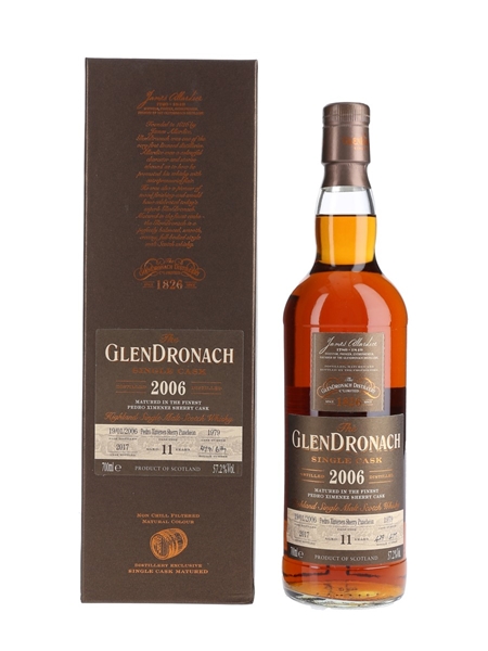 Glendronach 2006 11 Year Old Bottled 2017 70cl / 57.2%