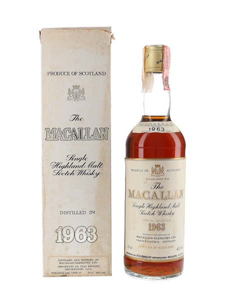 Macallan 1963 Bottled 1980s - Rinaldi 75cl / 43%