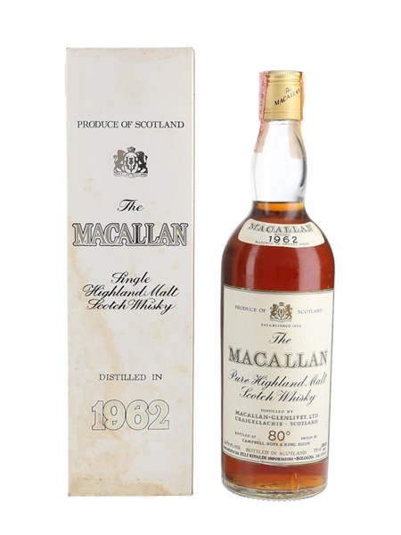 Macallan 1962 Campbell, Hope & King Bottled 1970s - Rinaldi 75cl / 46%