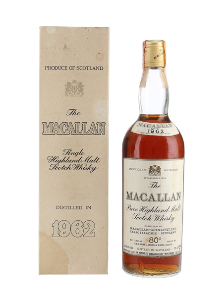 Macallan 1962 Campbell, Hope & King Bottled 1970s - Rinaldi 75cl / 46%