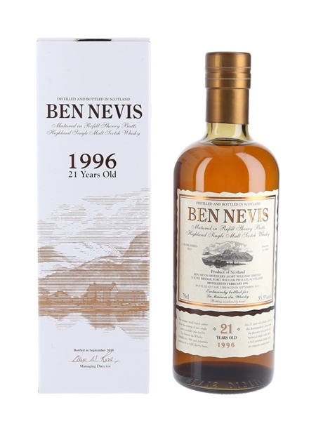 Ben Nevis 1996 21 Year Old Bottled 2018 - La Maison Du Whisky 70cl / 55.5%