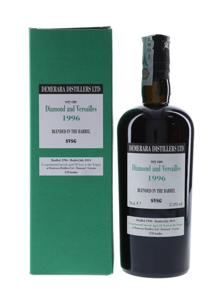 Diamond And Versailles 1996 18 Year Old Bottled 2014 - Velier 70cl / 57.9%