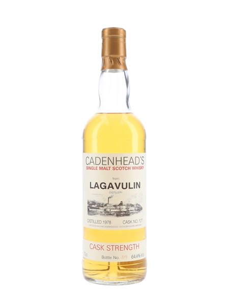 Lagavulin 1978 Cask Strength Cadenhead's - White Label 70cl / 64.4%