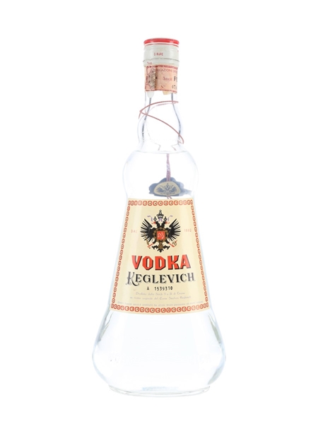 Keglevich Vodka Bottled 1960s - Stock 75cl