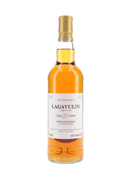 Lagavulin 1990 20 Year Old The Syndicate's Bottled 2010 70cl / 48.1%