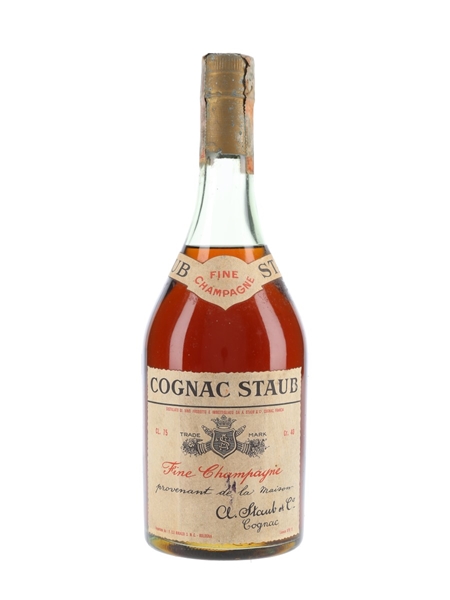 Staub Fine Champagne Cognac Bottled 1970s - Rinaldi 75cl / 40%