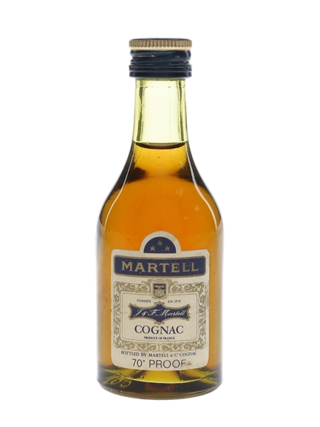 Martell 3 Star Bottled 1970s 5cl / 40%