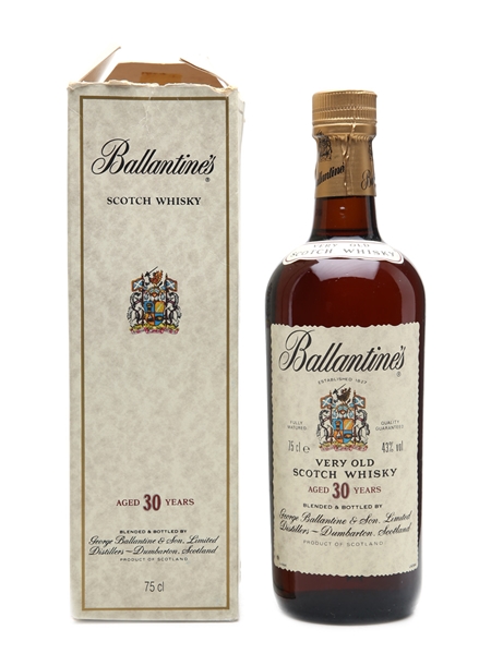 Ballantine's 30 Years Old Bottled 1980s 75cl / 43%