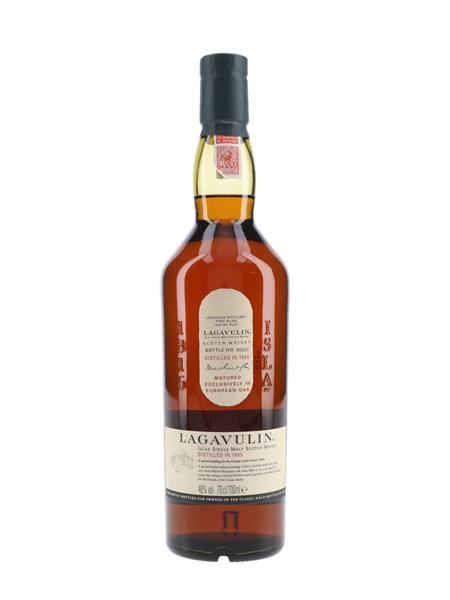 Lagavulin 1995 12 Year Old Bottled 2008 - Friends Of The Classic Malts 70cl / 48%