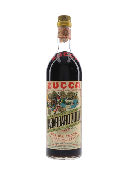 Zucca Elixir Rabarbaro Bitters Bottled 1970s 98cl / 16%