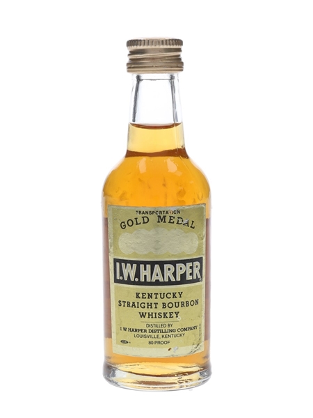 I W Harper 4 Year Old Gold Medal Bottled 1980s 5cl / 40%