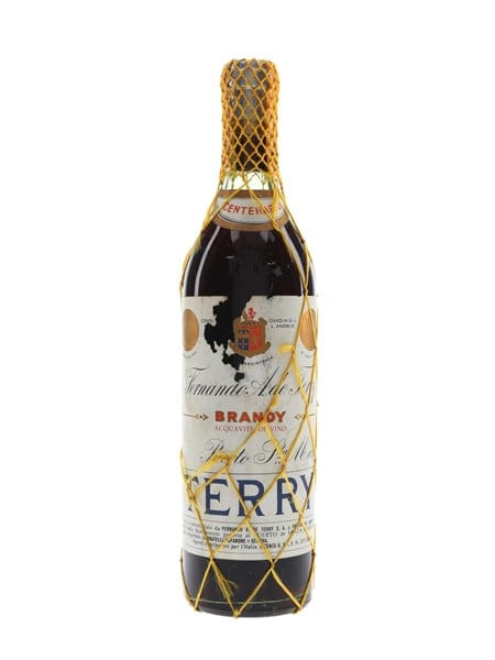 Fernando A De Terry Brandy Bottled 1960s - Paparone 75cl / 40%