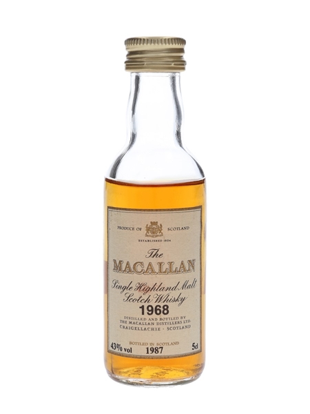 Macallan 1968 Bottled 1987 5cl / 43%