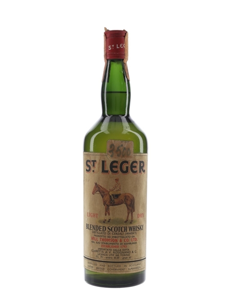 St Leger Light Dry Bottled 1960s - Claretta 75cl / 43%