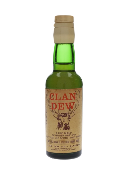 Clan Dew Bottled 1970s 5cl / 17%