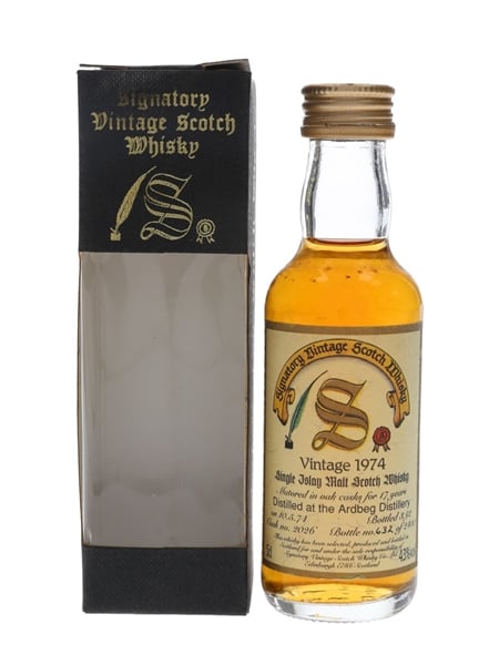 Ardbeg 1974 17 Year Old Bottled 1992 - Signatory Vintage 5cl / 43%