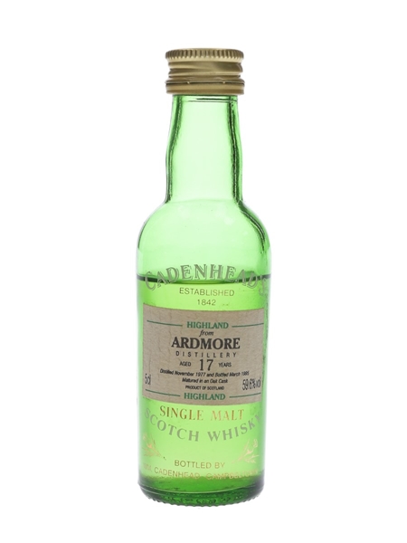 Ardmore 1977 17 Year Old Bottled 1995 - Cadenhead's 5cl / 59.6%