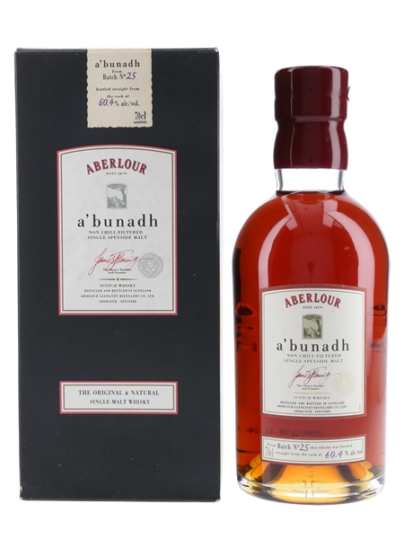 Aberlour A'bunadh Batch 25 Bottled 2008 70cl / 60.4%