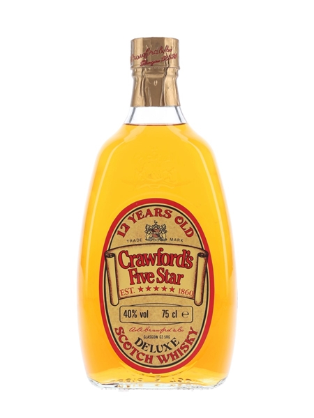 Crawford's Five Star 12 Year Old Bottled 1980s 75cl / 40%