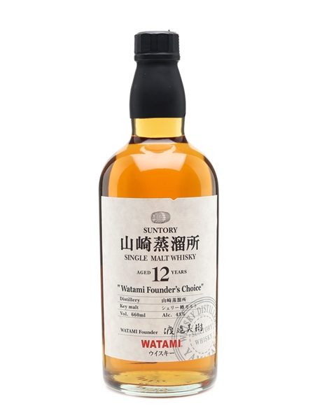 Yamazaki 12 Years Old Watami Founder's Choice 66cl / 43%